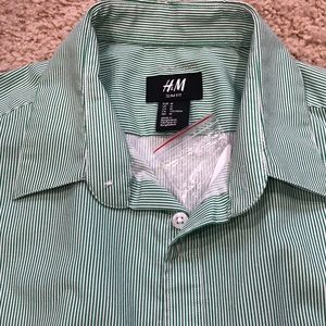 H&M striped dress shirt